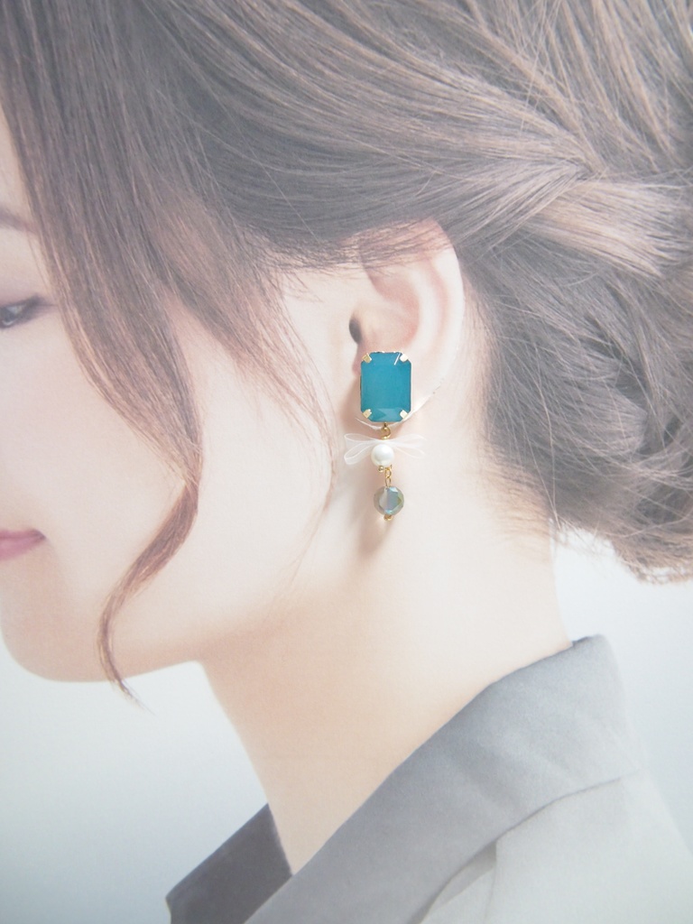 Blue Jewel イヤリング