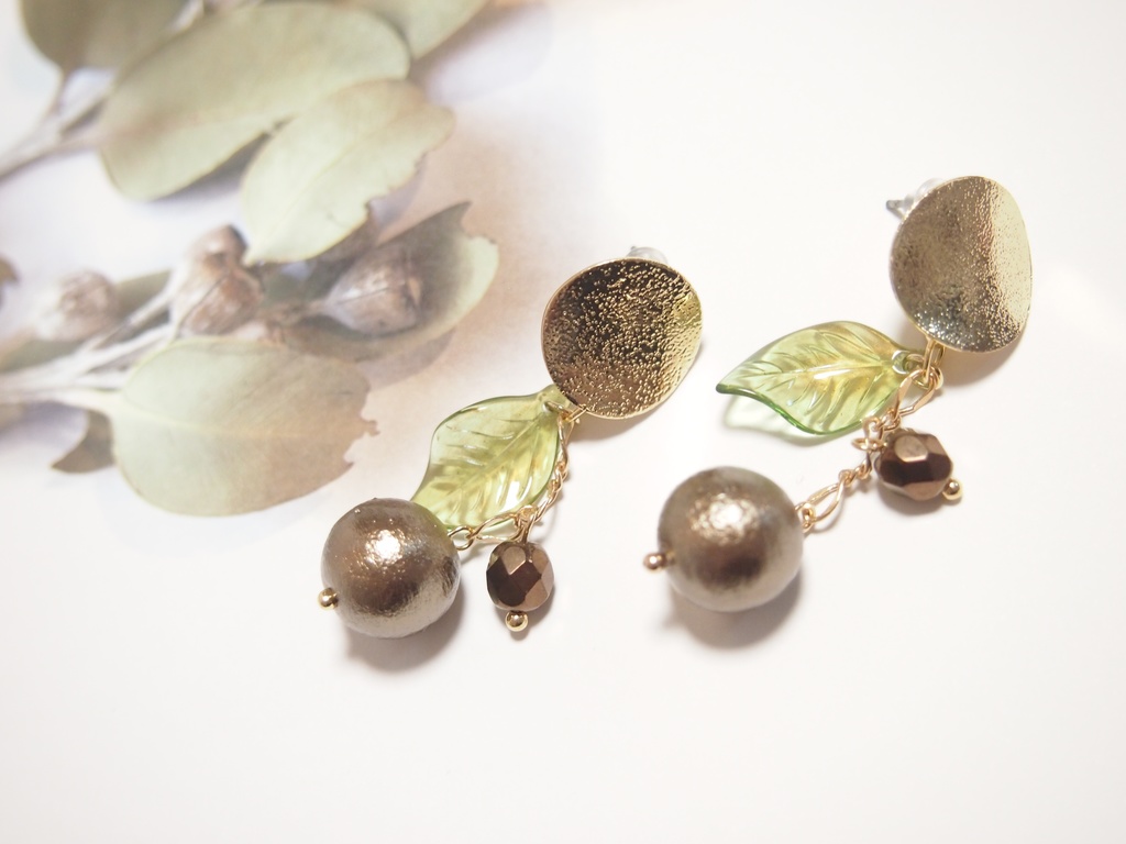 甘い香り　ピアス＆イヤリング