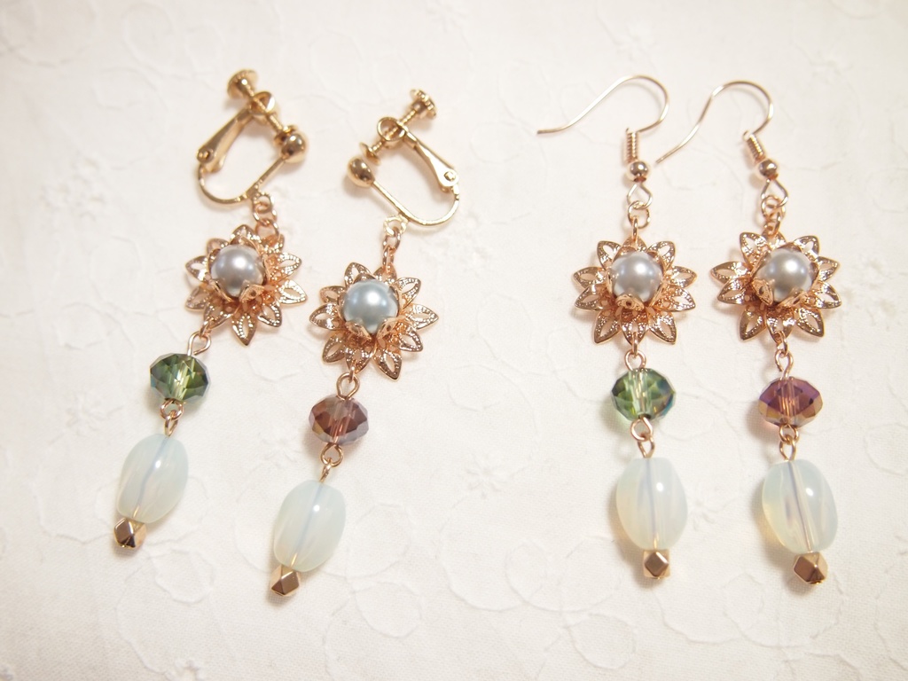 行く春 ピアス&イヤリング