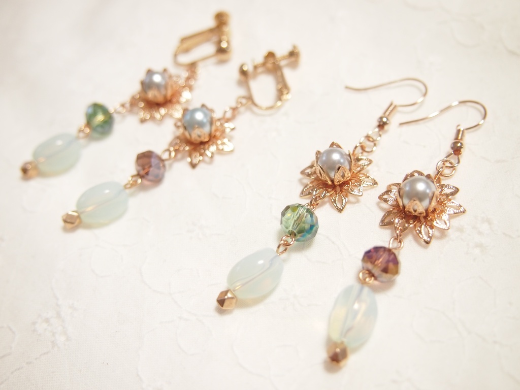 行く春　ピアス＆イヤリング