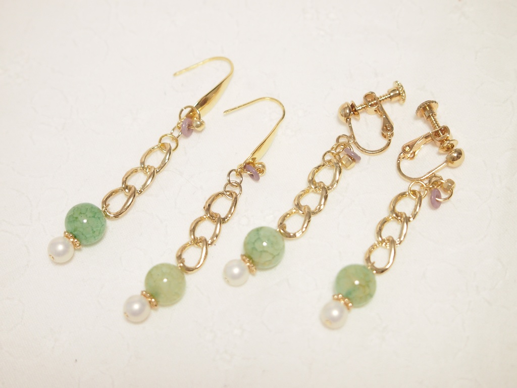 柔い鎖　ピアス＆イヤリング