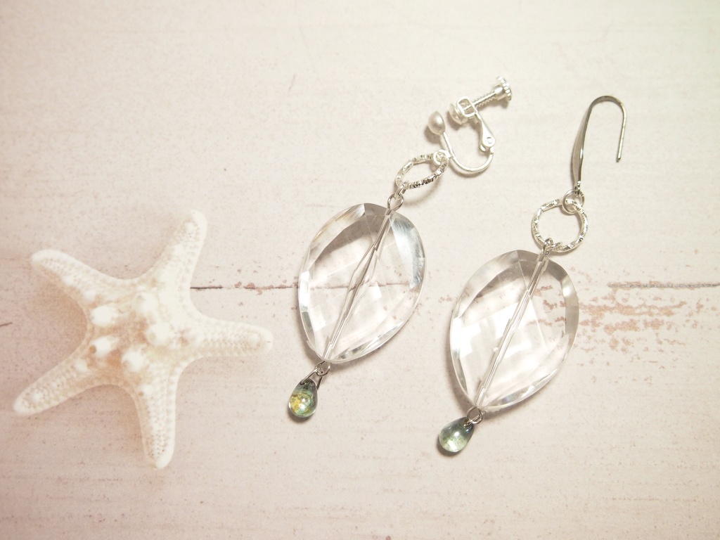 流氷　ピアス＆イヤリング