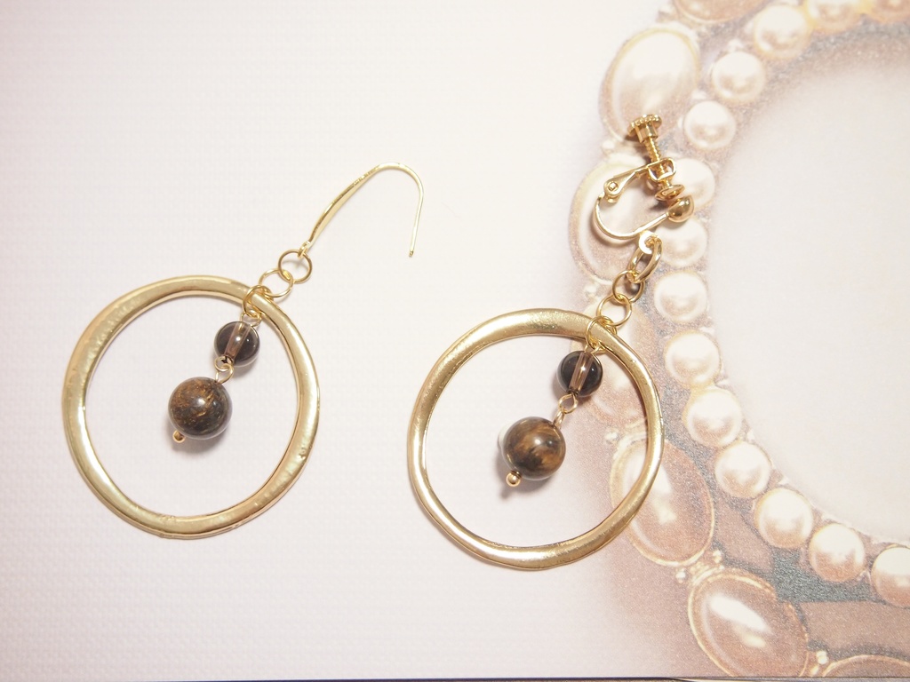 半夏生　ピアス＆イヤリング