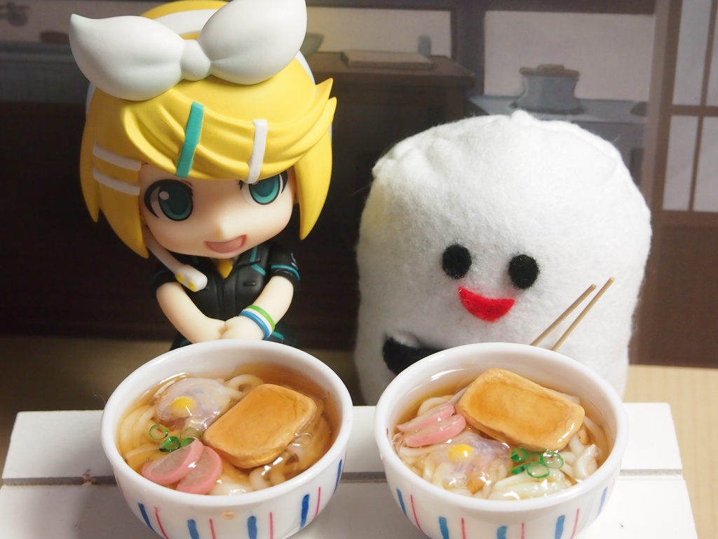 なむなむちゃんのきつねうどん