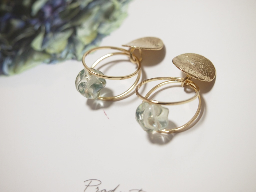 蓮葉氷　ピアス＆イヤリング