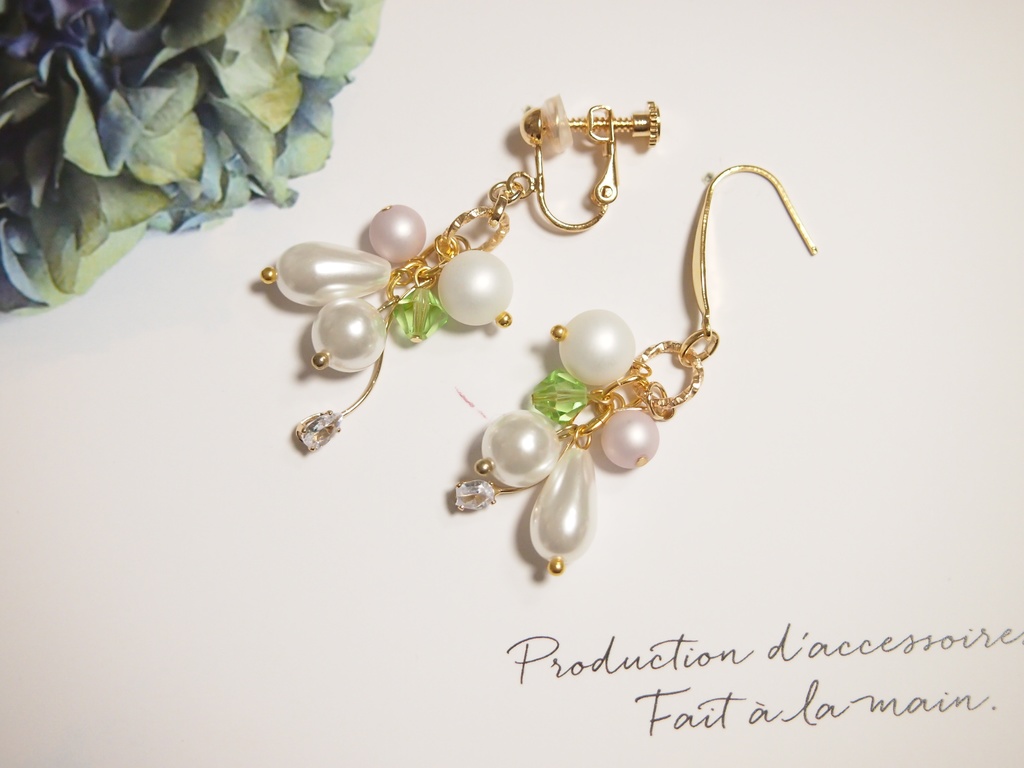 三寒四温　ピアス＆イヤリング