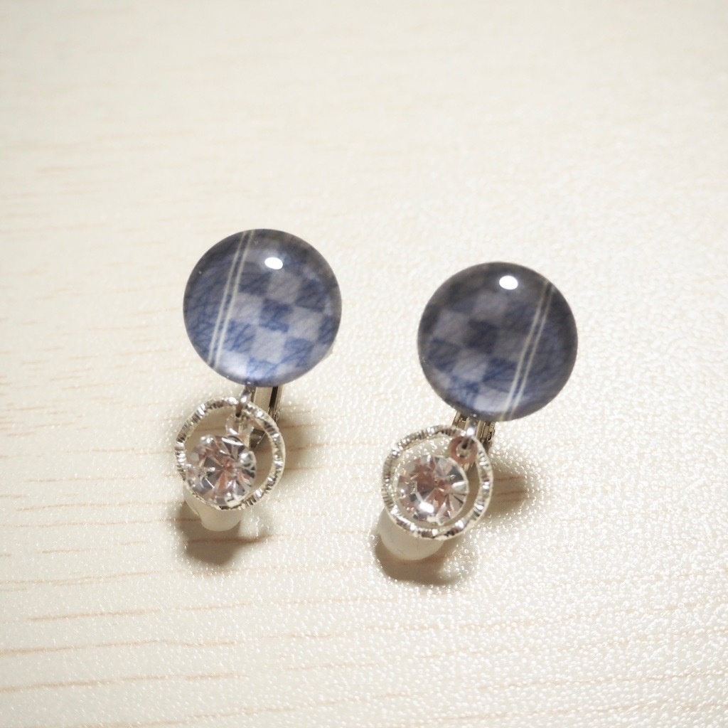 市松　ピアス＆イヤリング
