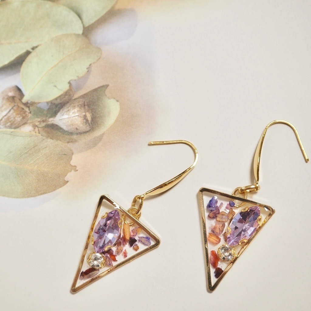 二藍　ピアス＆イヤリング