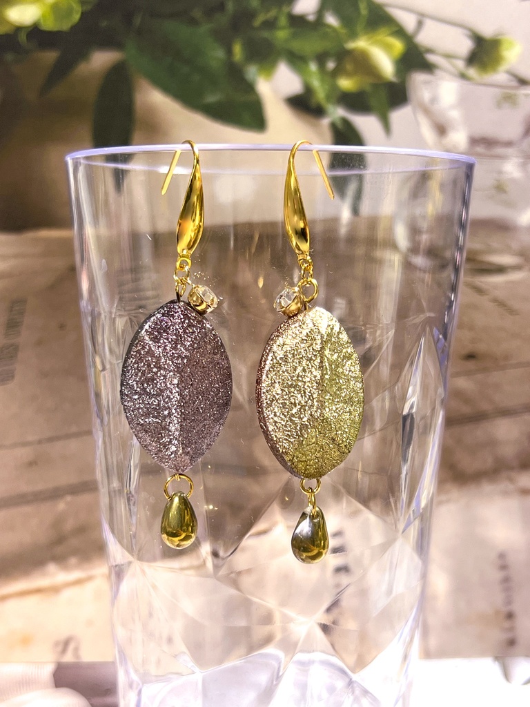 緑青 ピアス&イヤリング