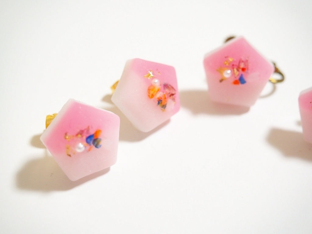 練り切り　桜　ピアス＆イヤリング
