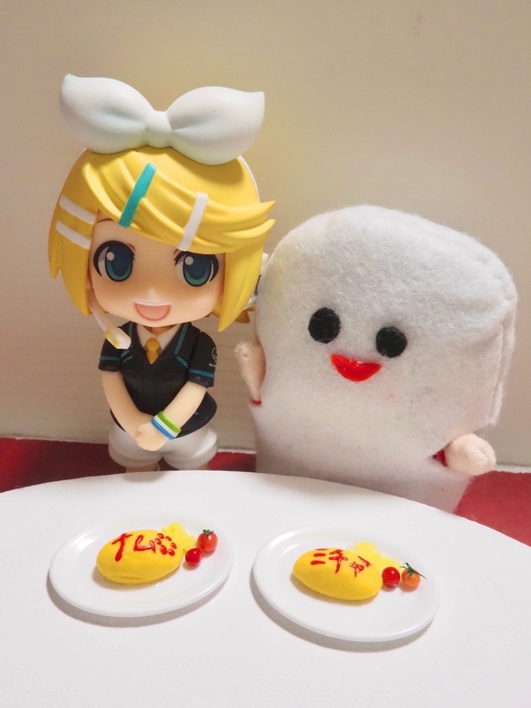 なむなむ亭のオムライス(仕上げ店員みちゃ)2種