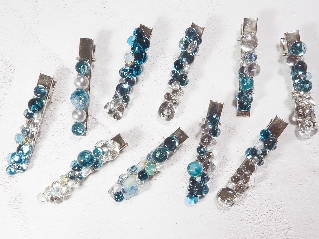 水の檻　ヘアクリップ