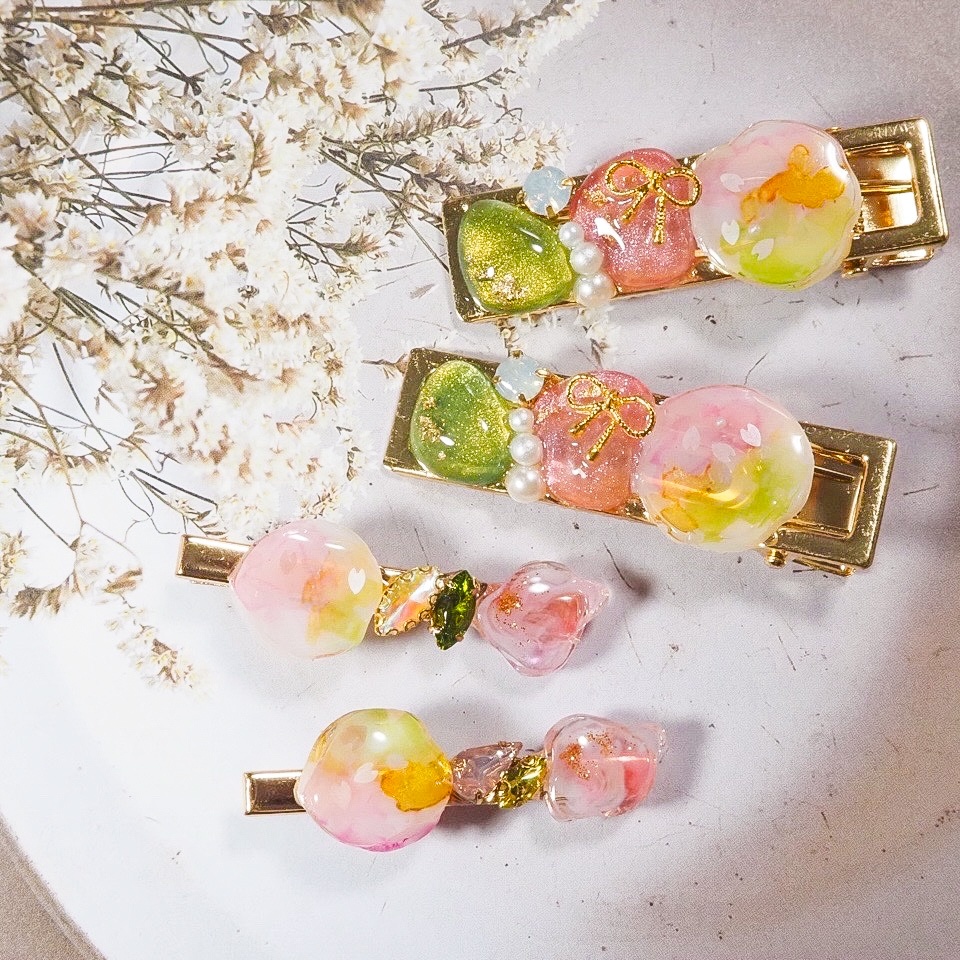 恋の花咲く　ヘアクリップ