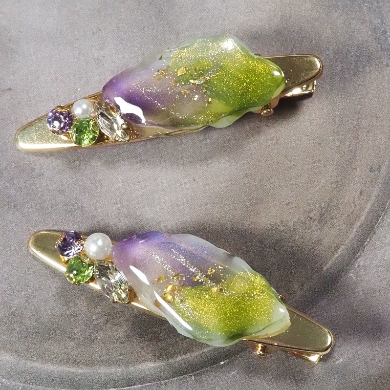 再会　ヘアクリップ