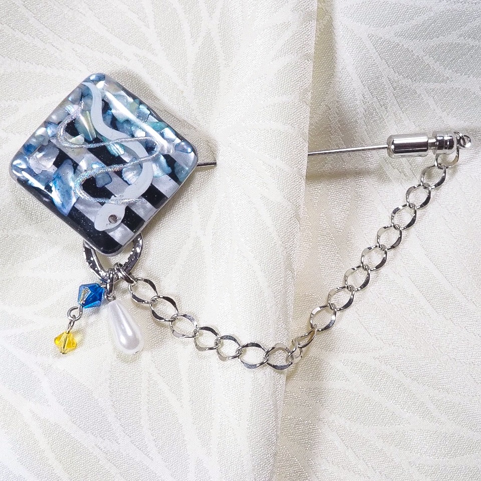 星河一天・蛇　ハットピン