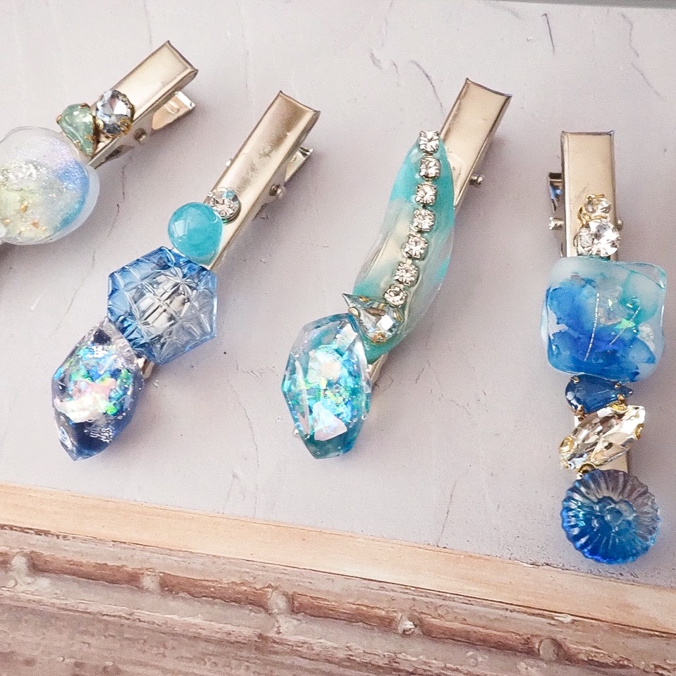 水流　　ヘアクリップ