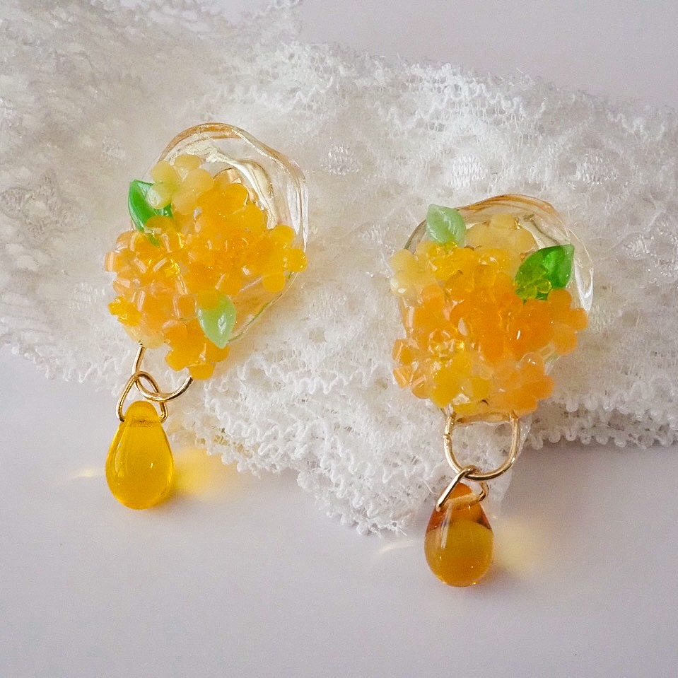 金木犀 ピアス&イヤリング