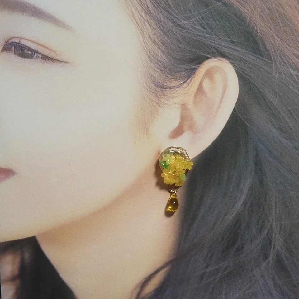 金木犀 ピアス&イヤリング