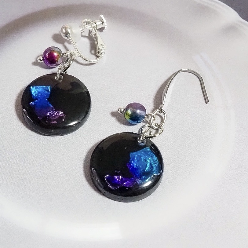 不夜城 赤・青 ピアス&イヤリング