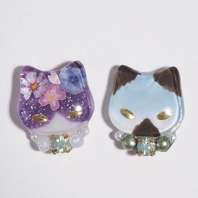 夢猫 D班 ピアス&イヤリング&ピンバッジ