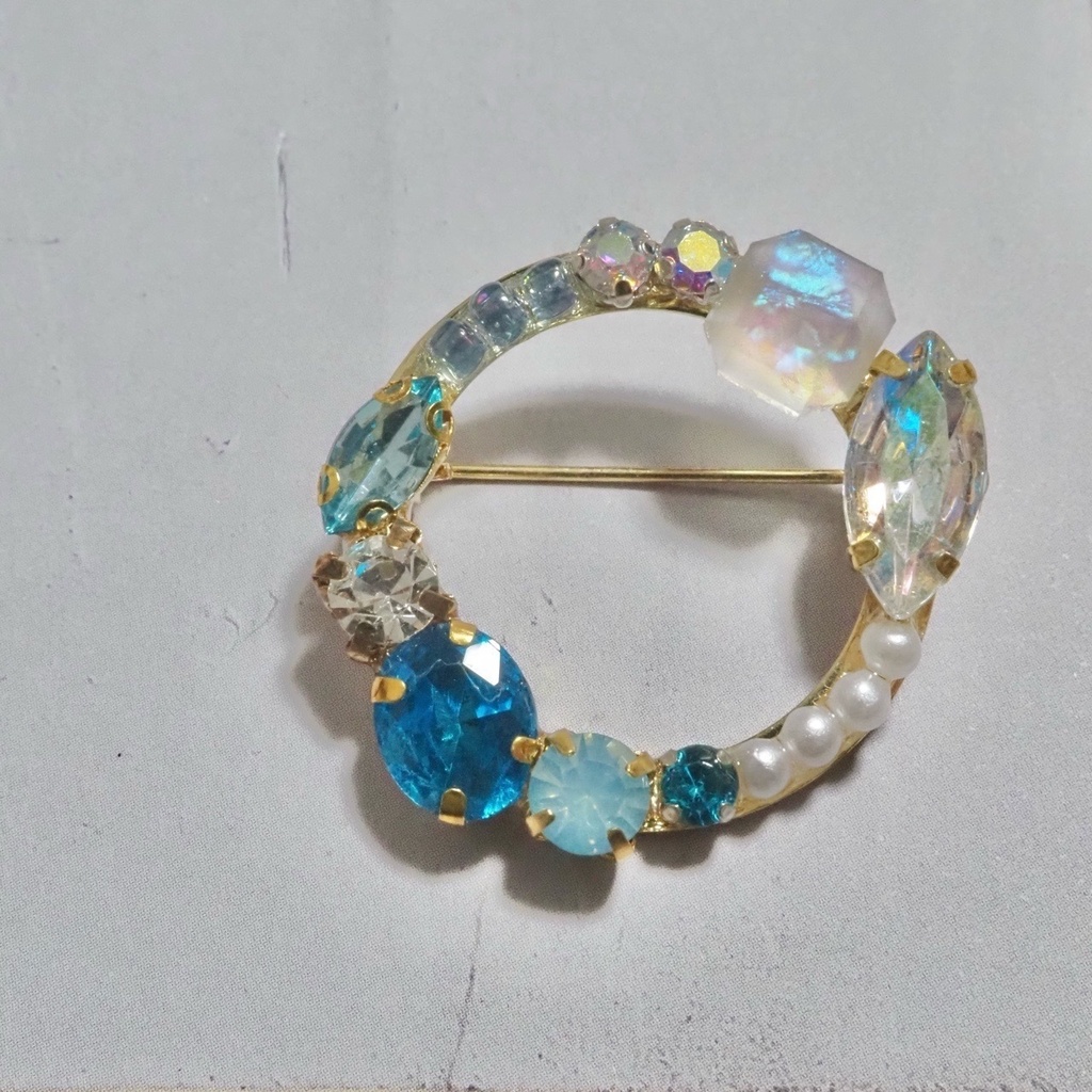 みずぐるまブローチ A・B