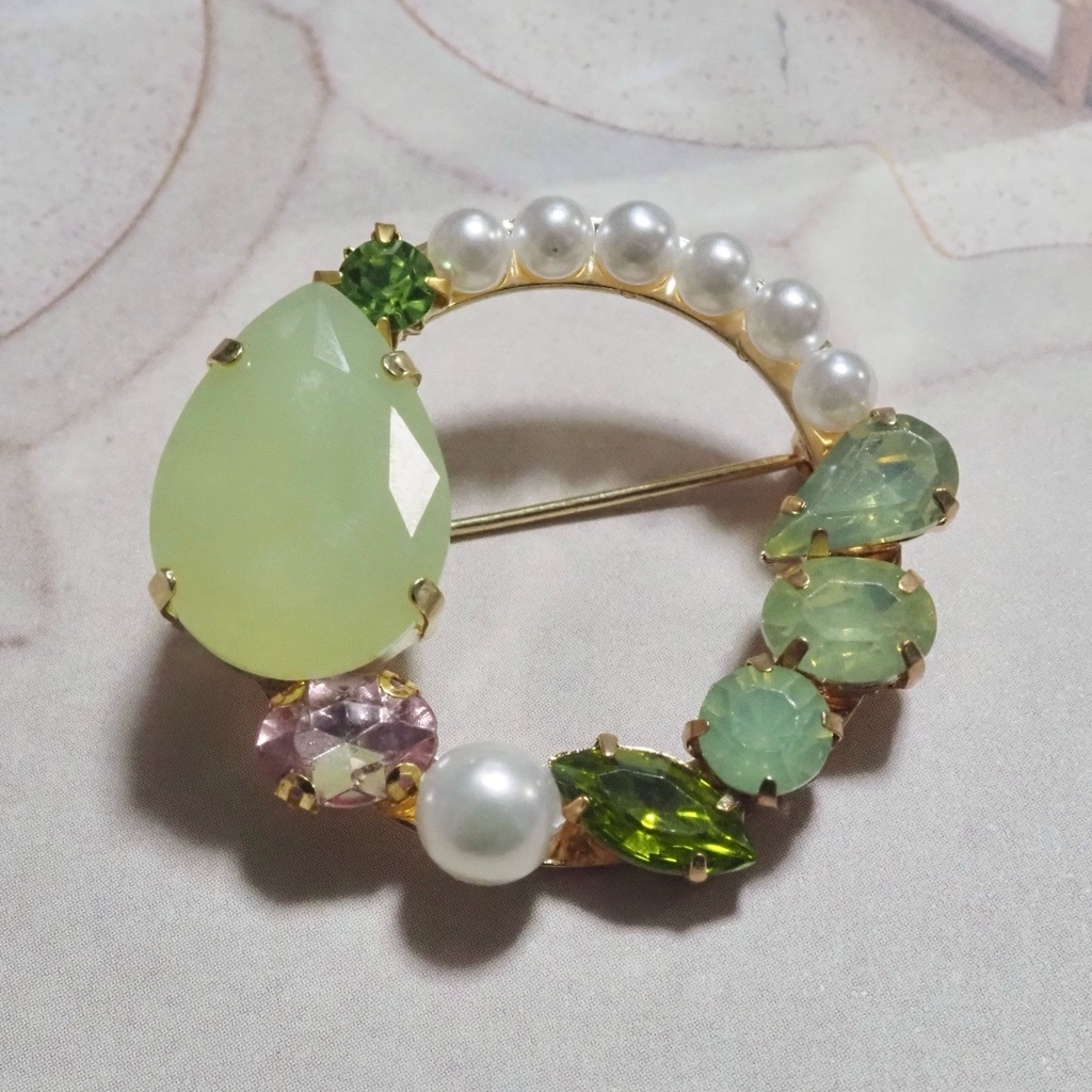 雲知らぬ雨 ブローチ