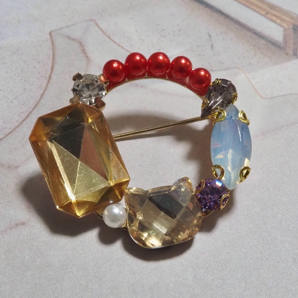 雲知らぬ雨 ブローチ