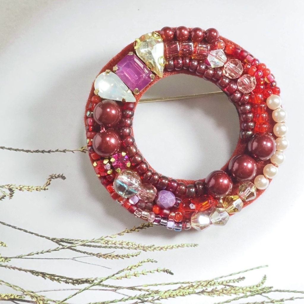 ベリーバスケット ブローチ