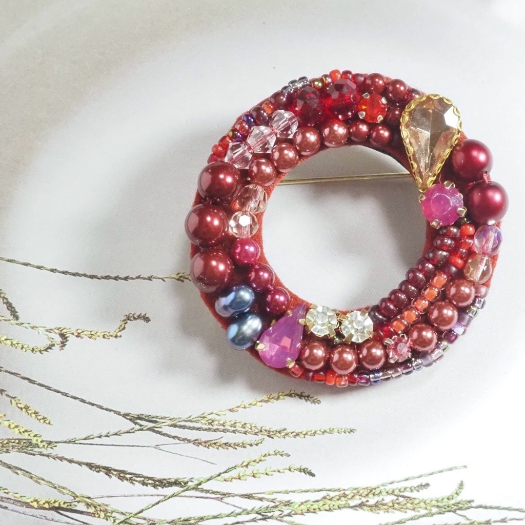 ベリーバスケット ブローチ