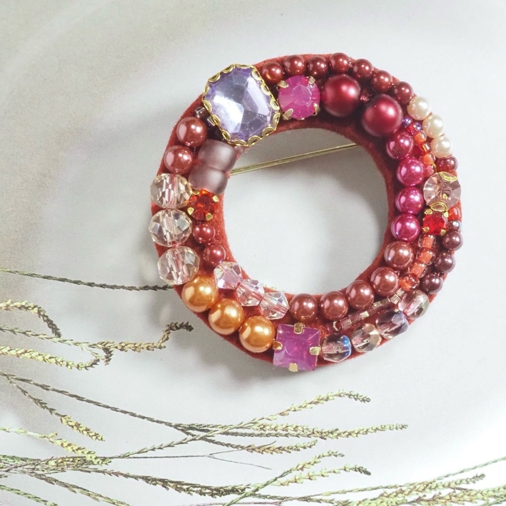 ベリーバスケット ブローチ