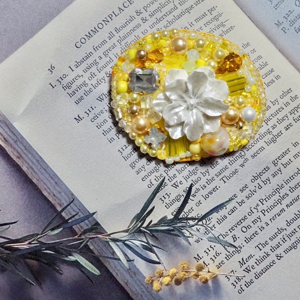 レモンスカッシュ　ブローチ