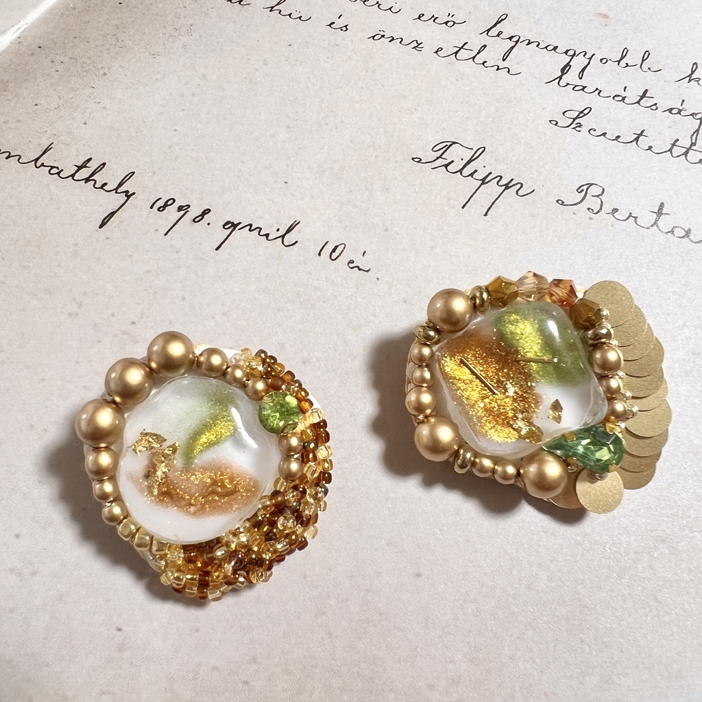 いざよう　ブローチ