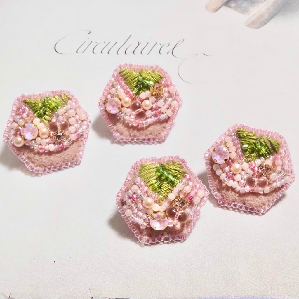 あのこにモテる桜餅　ピアス