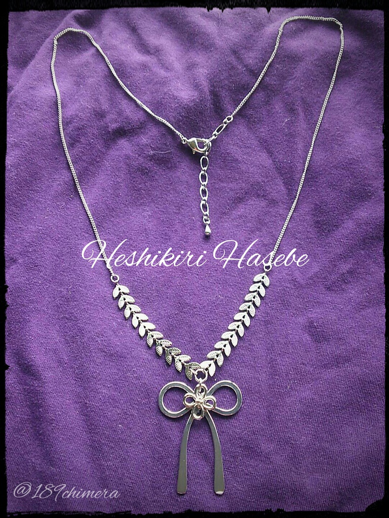 へし切長谷部 飾り結びイメージネックレス