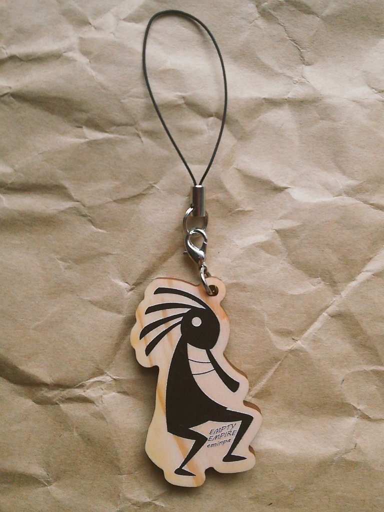 ココペリ男士ウッドストラップ