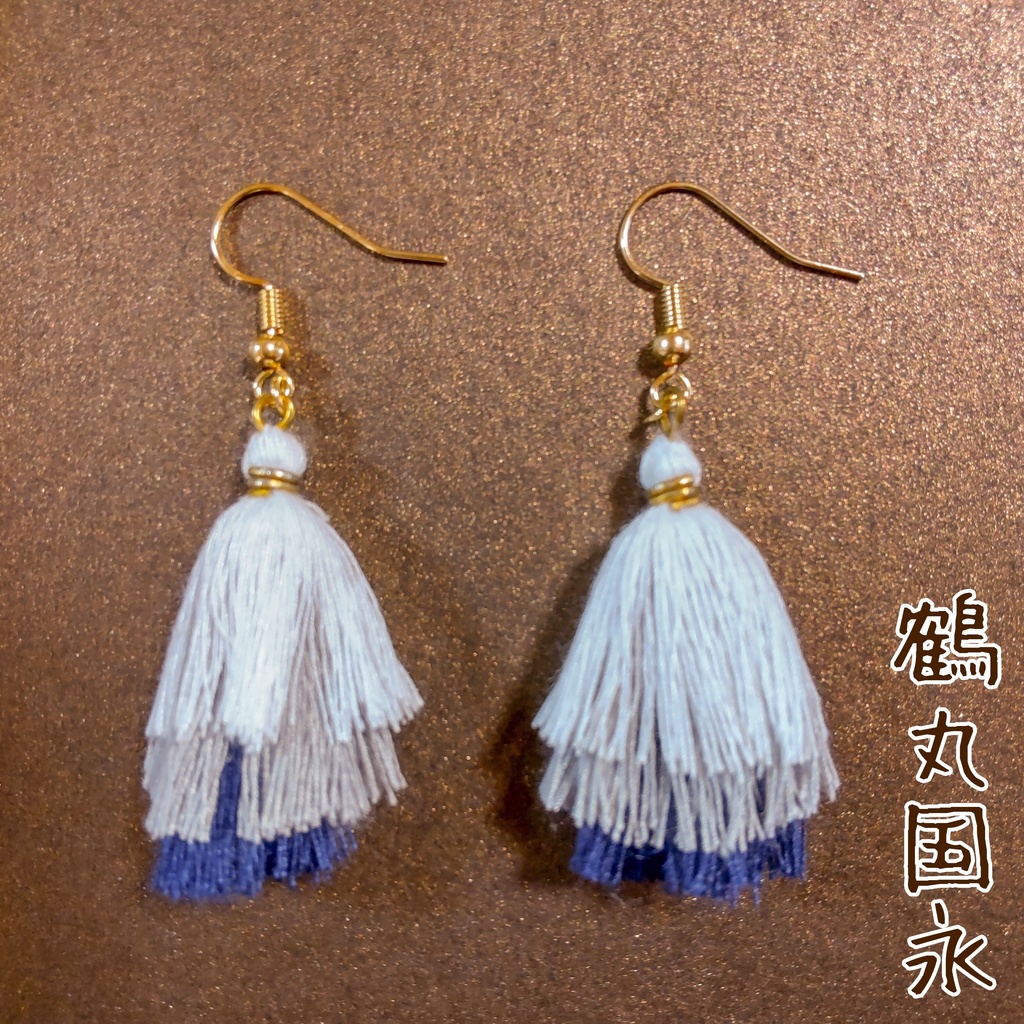 刀剣男士イメージ 3段タッセル ピアス/イヤリング