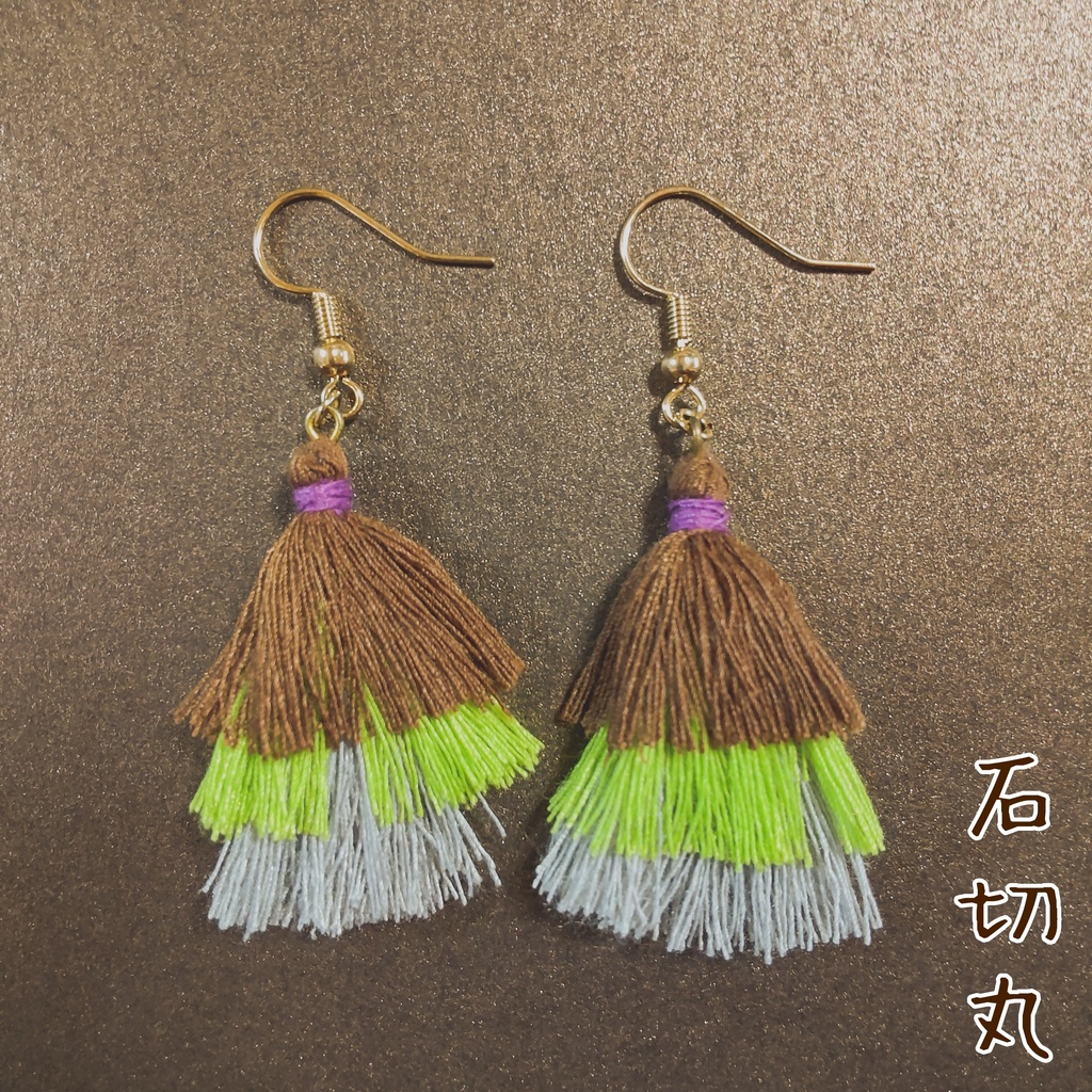 刀剣男士イメージ 3段タッセル ピアス/イヤリング