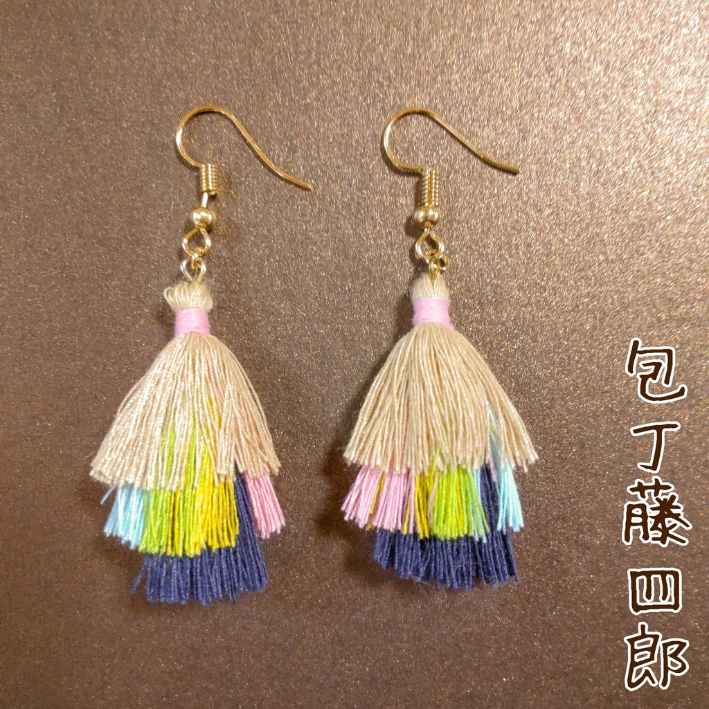 刀剣男士イメージ 3段タッセル ピアス/イヤリング