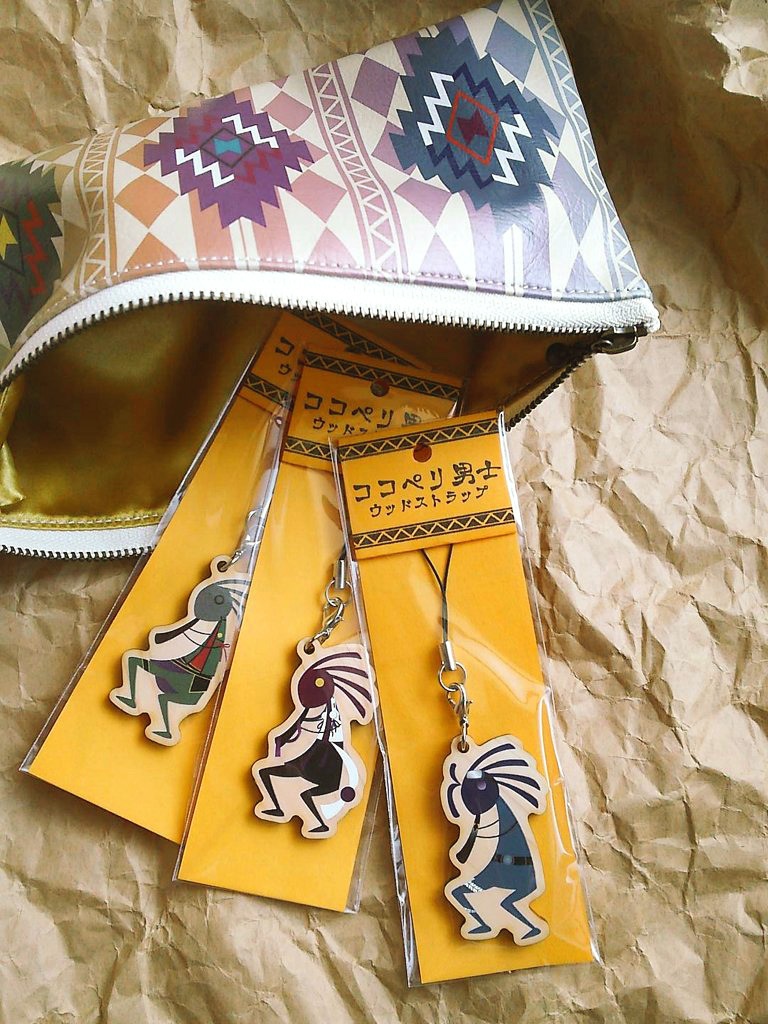 【完売】ココペリ男士フラットポーチ