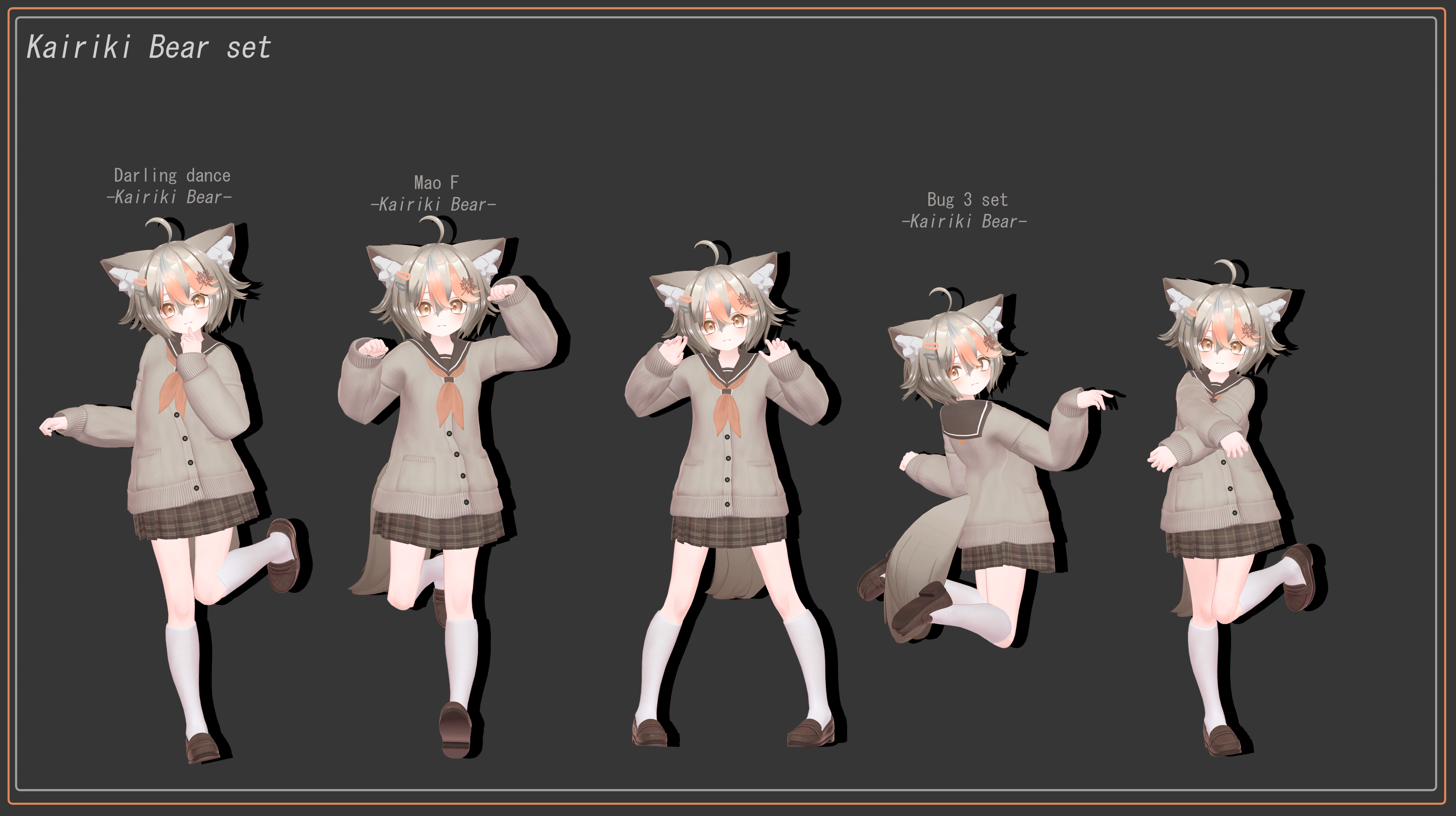 [9 FREE poses] VOCALOID Pose pack! [60 Poses] - Mapletech - BOOTH