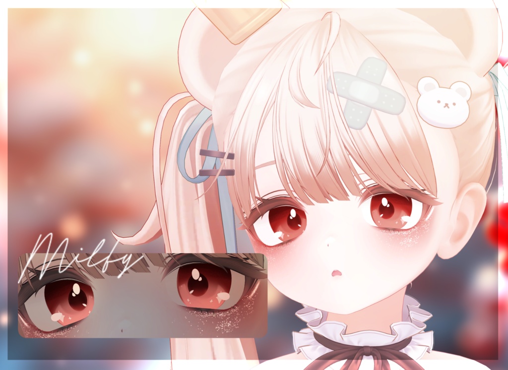 【18アバター対応】Cranberry Snow Crane 【17 Colors】