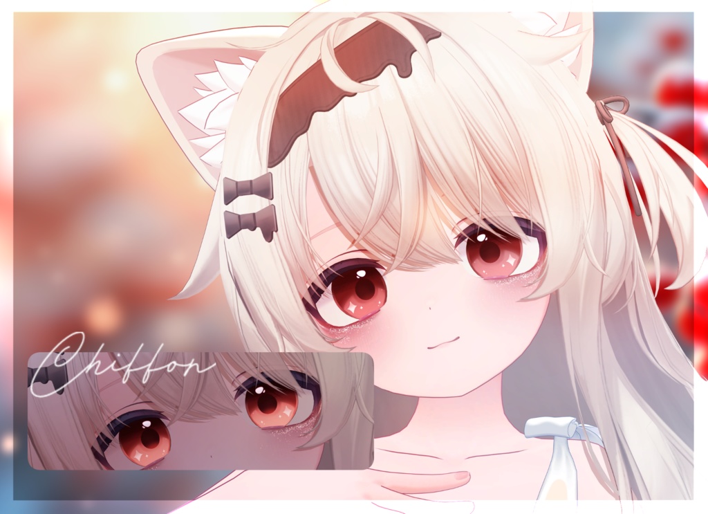 【18アバター対応】Cranberry Snow Crane 【17 Colors】