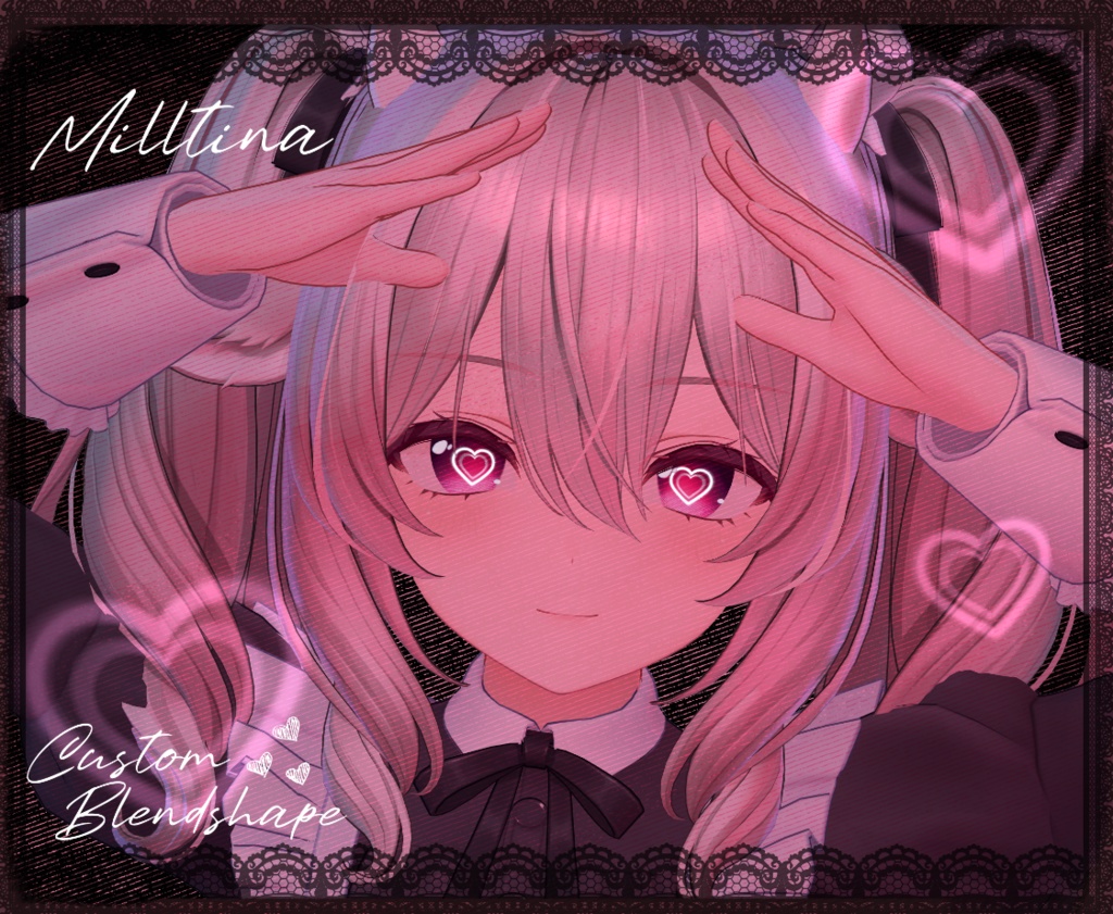 【17 アバター対応】 Crosshatch Love 【19 Colors】