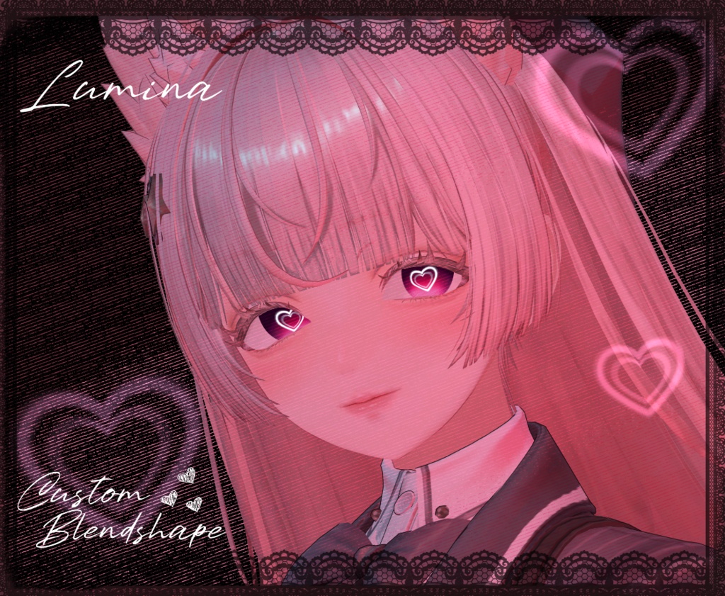 【17 アバター対応】 Crosshatch Love 【19 Colors】