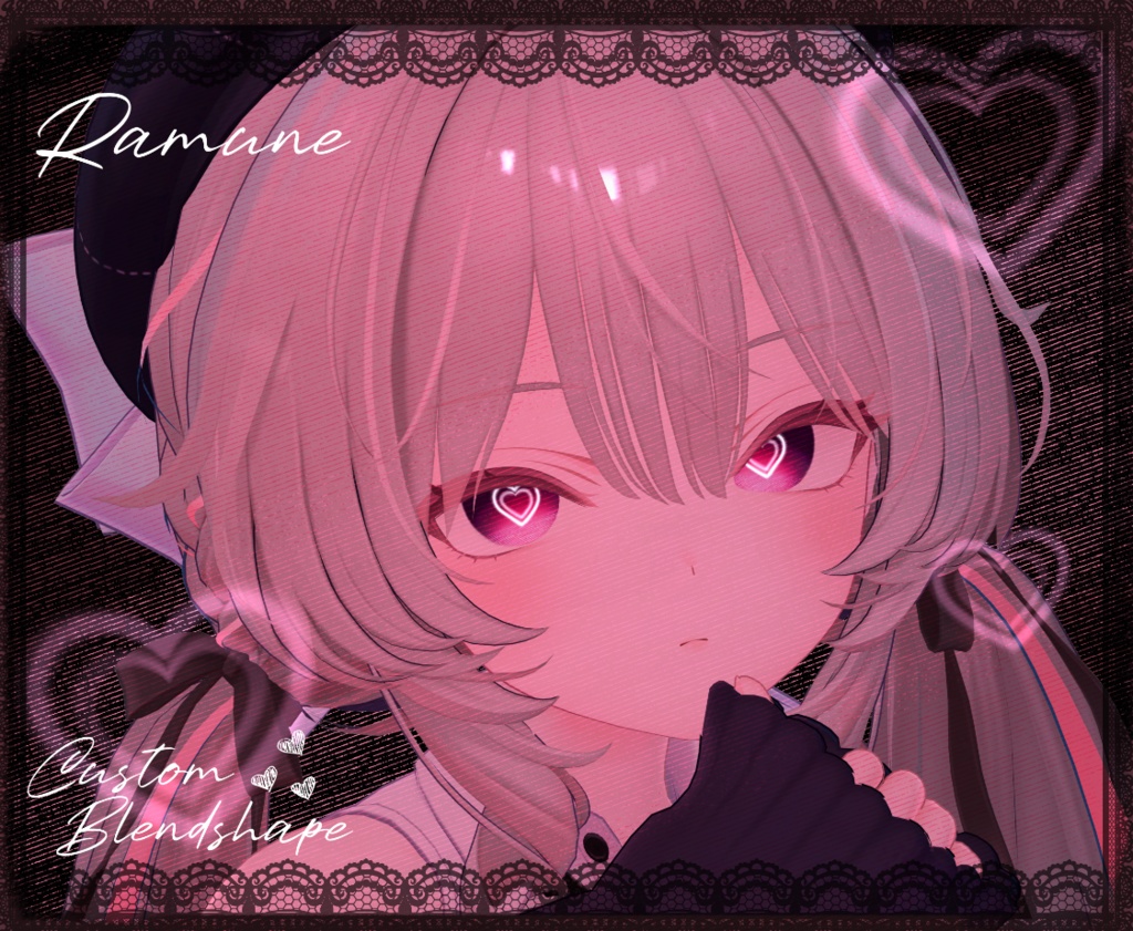 【17 アバター対応】 Crosshatch Love 【19 Colors】