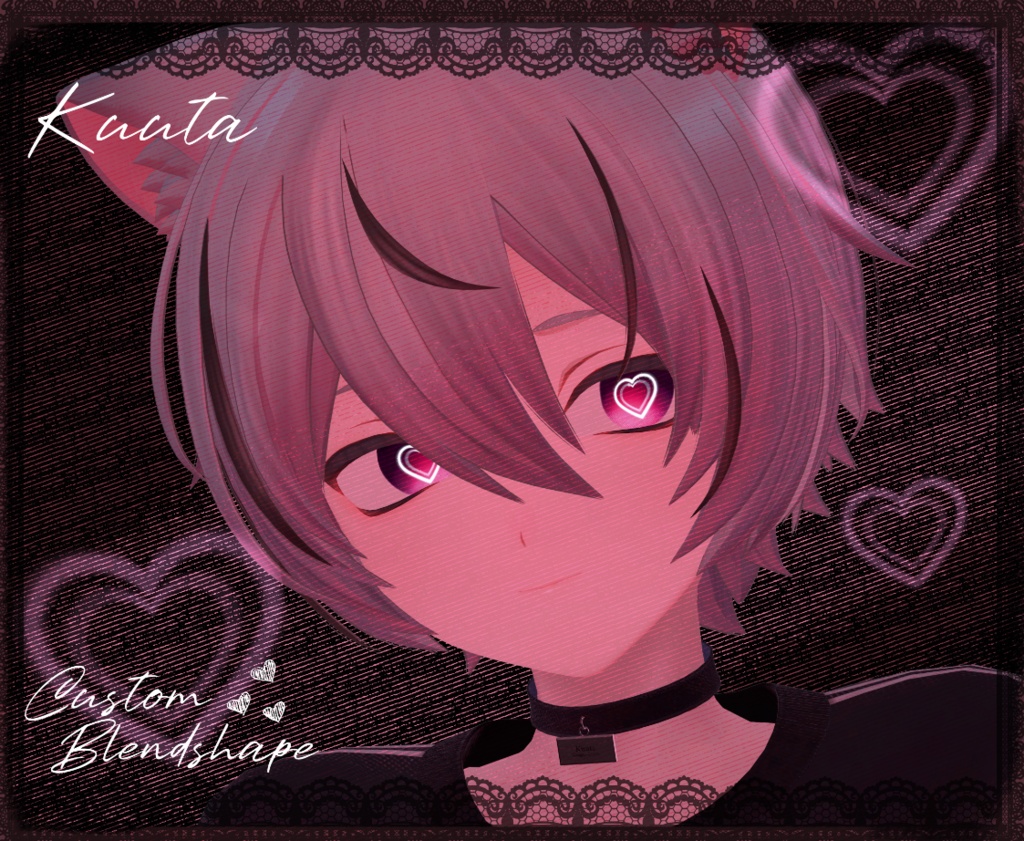 【17 アバター対応】 Crosshatch Love 【19 Colors】