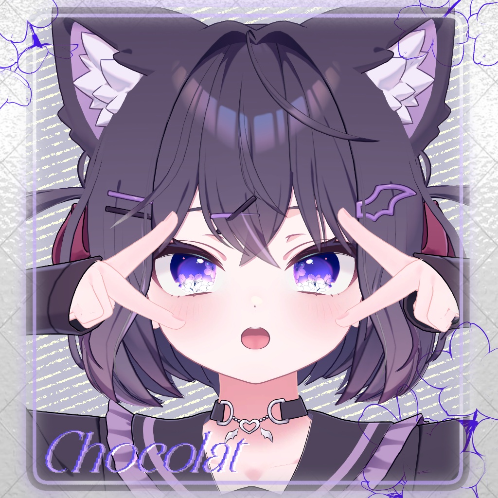 【21 アバター対応】 Glass Flower Eye