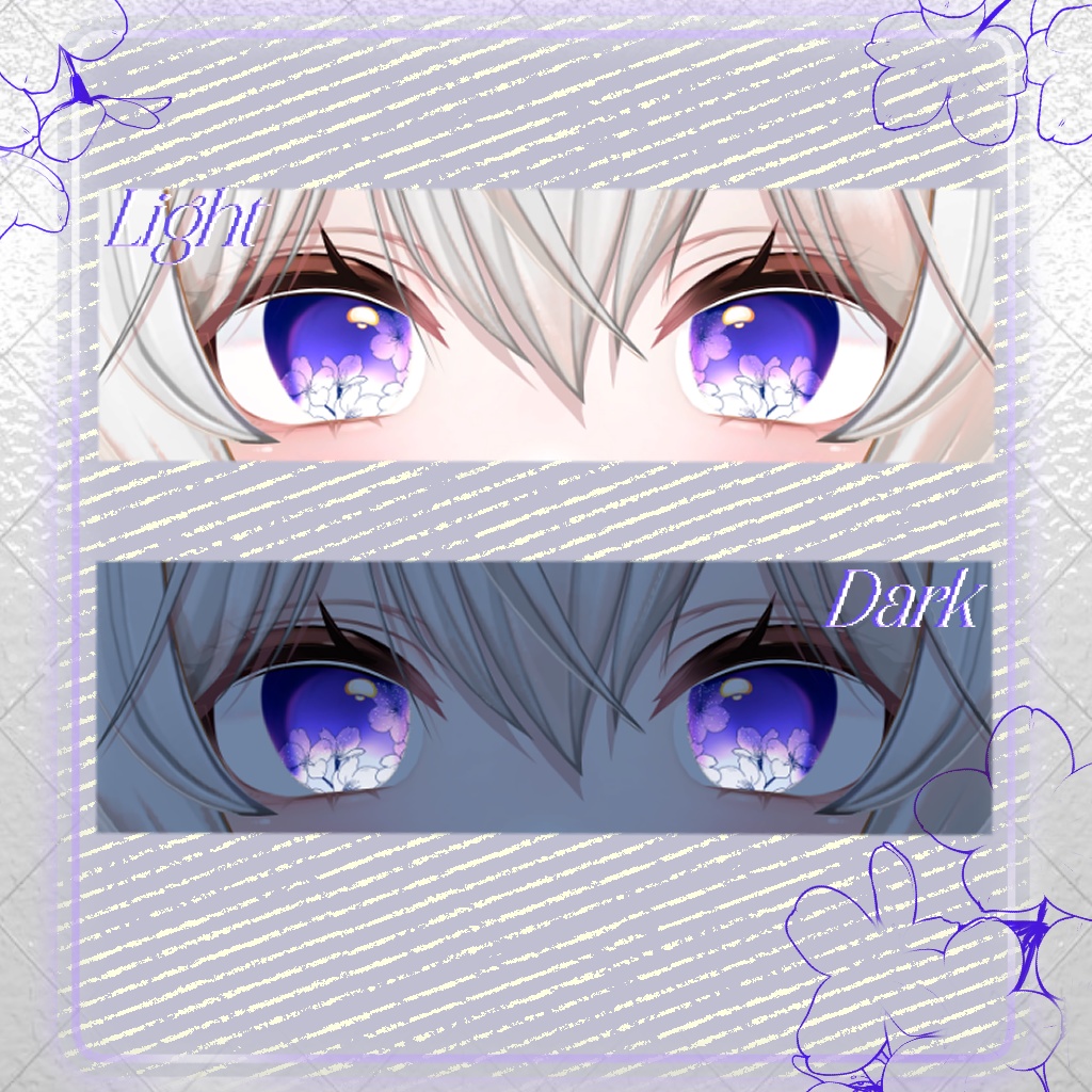 【21 アバター対応】 Glass Flower Eye