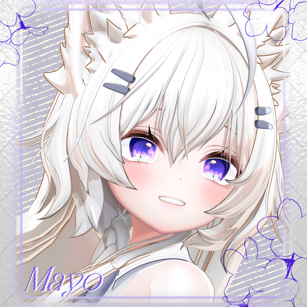 【21 アバター対応】 Glass Flower Eye