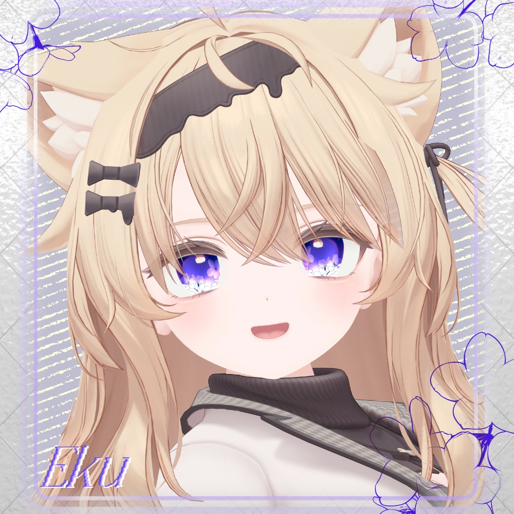 【21 アバター対応】 Glass Flower Eye